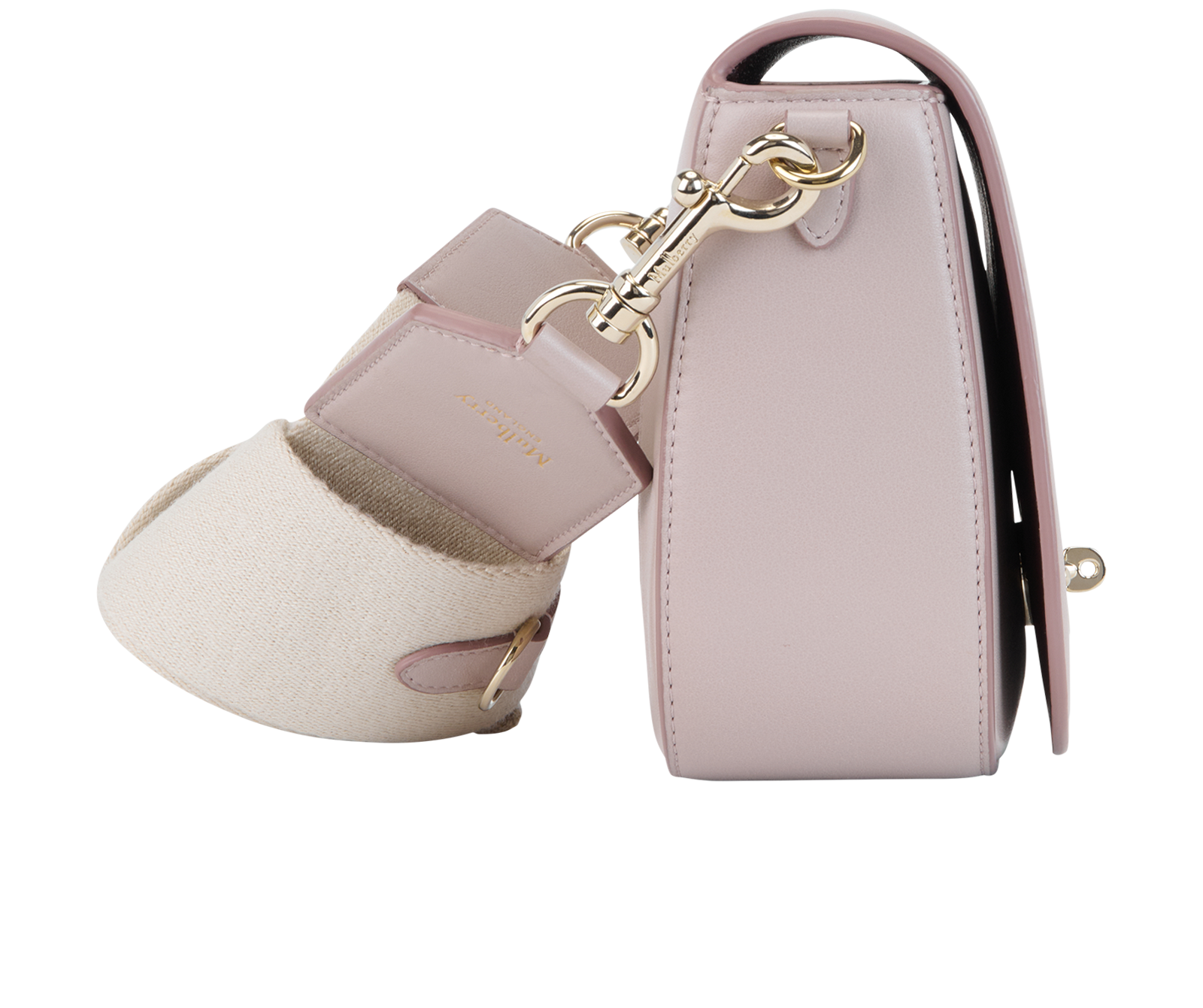 Small Darley Satchel, &pound;220, Handbags, Pink, Leather, Side view